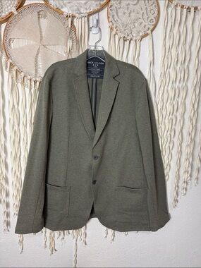 Mack Weldon Ace Blazer in Sage Heather Size Large